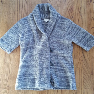 Soft Gray Sweater Coat XL